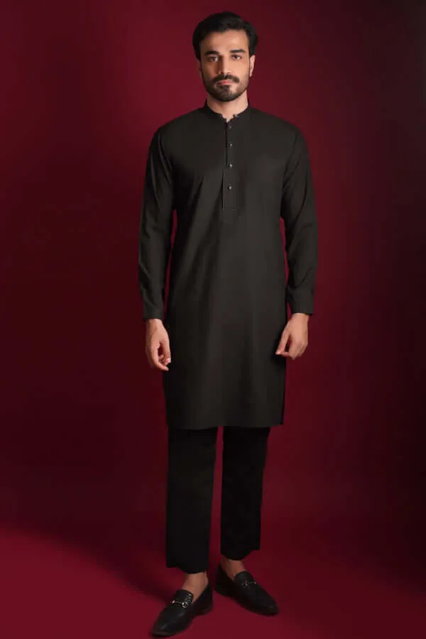 Black A.I Premium IronEZ Kurta/Pants set