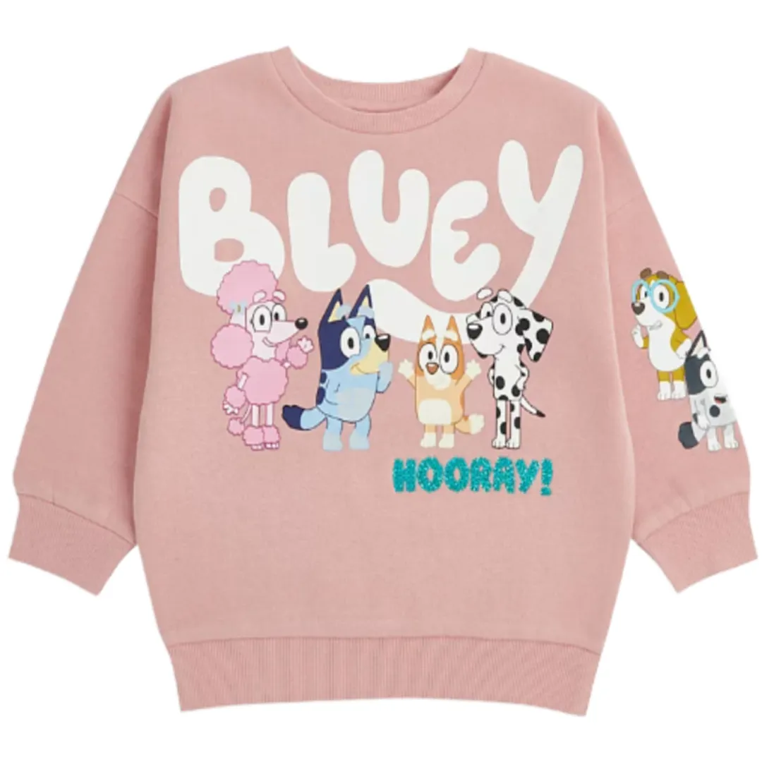 BLUEY Pink Hooray Sweatshirt