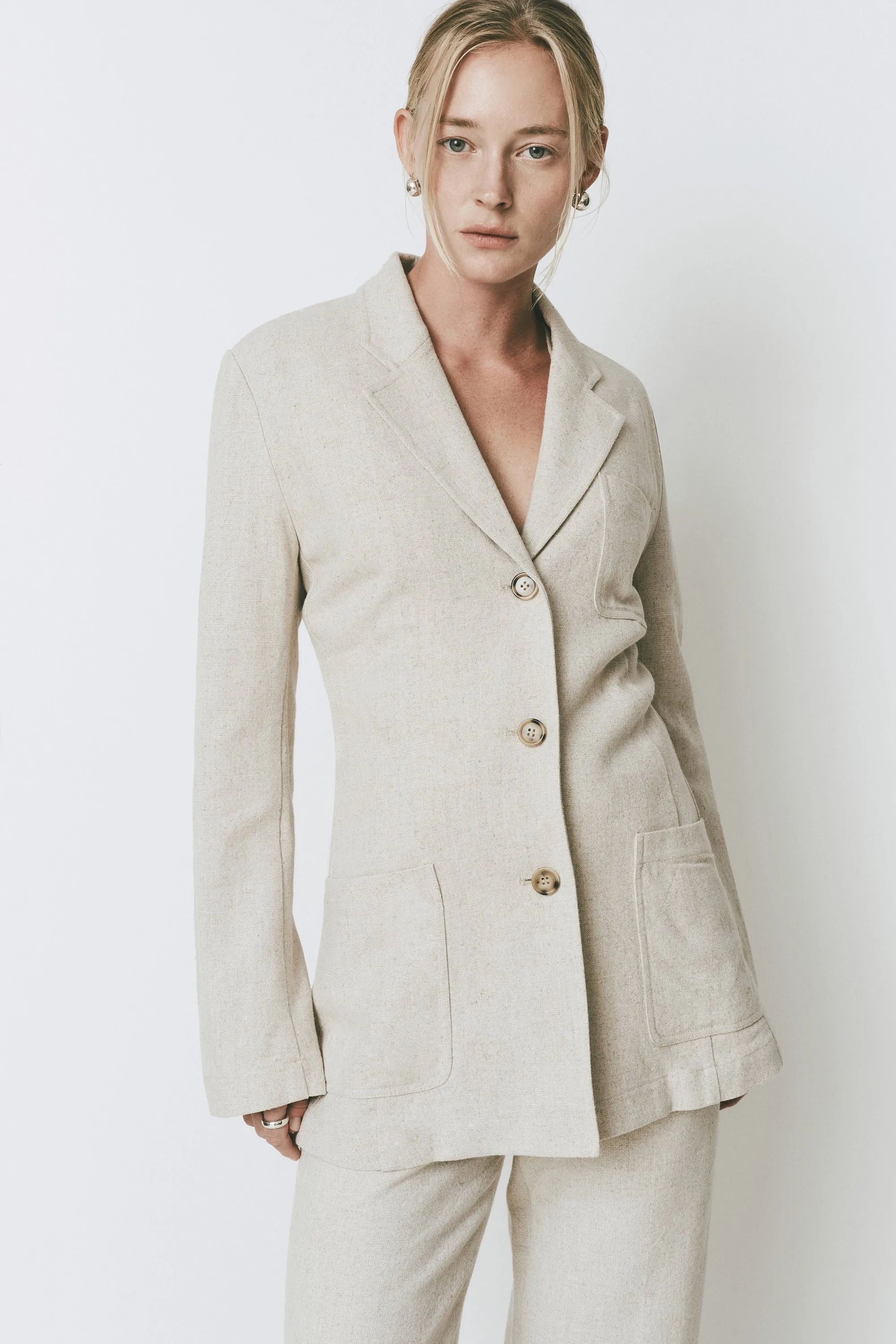 Camilla Linen Blazer