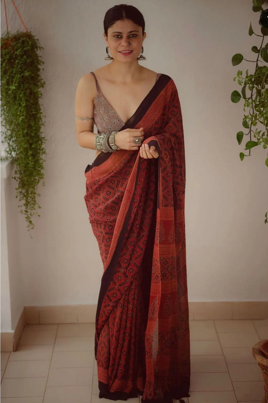 Digital Print Cotton Casual Wear Saree