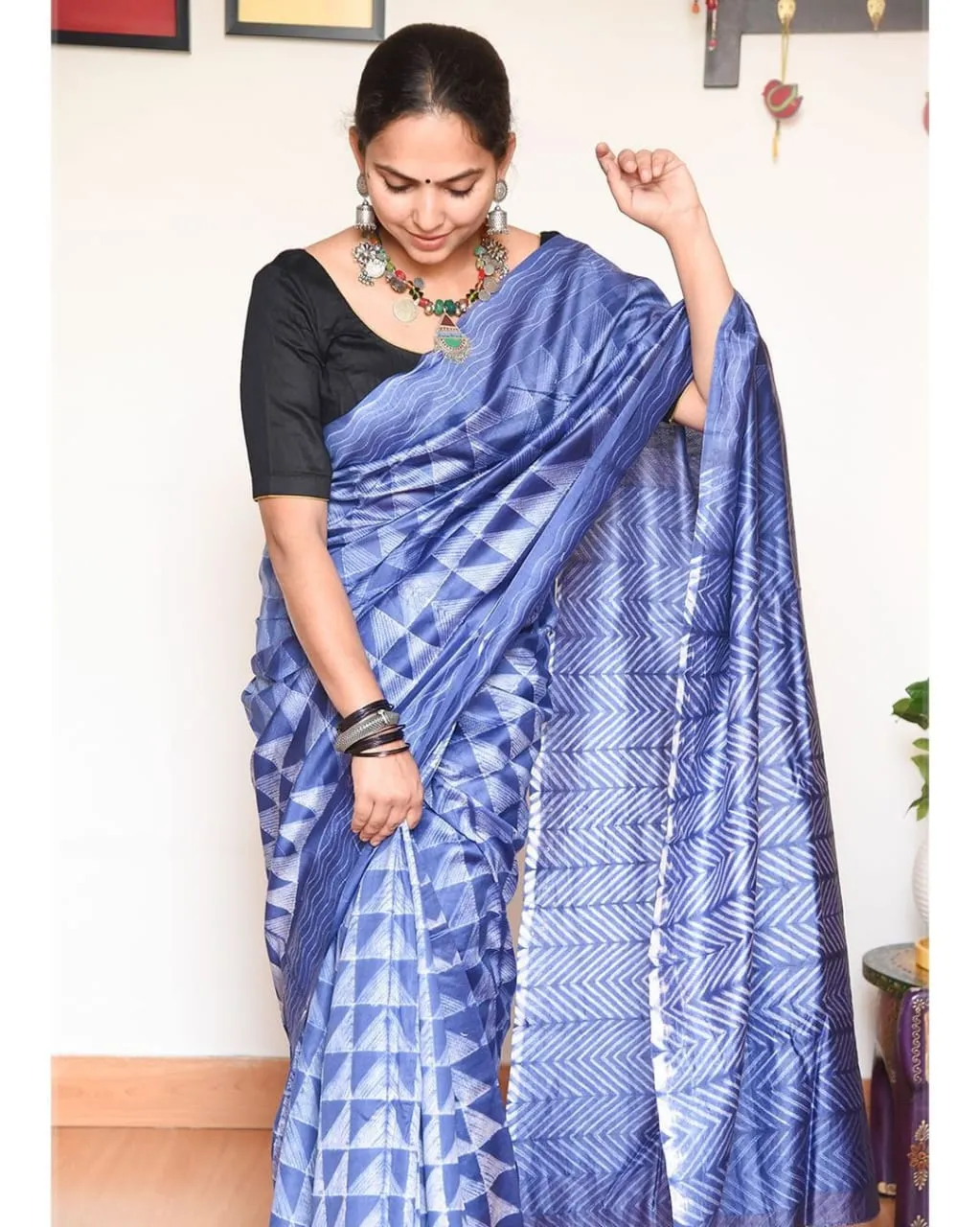 Digital Print Cotton Casual Wear Saree