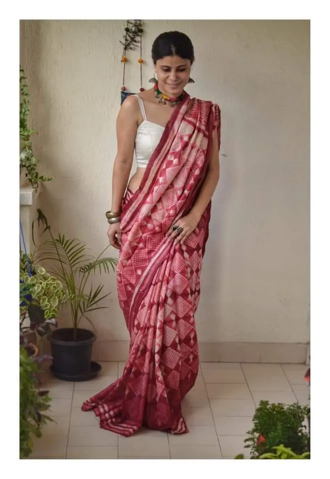 Digital Print Cotton Casual Wear Saree