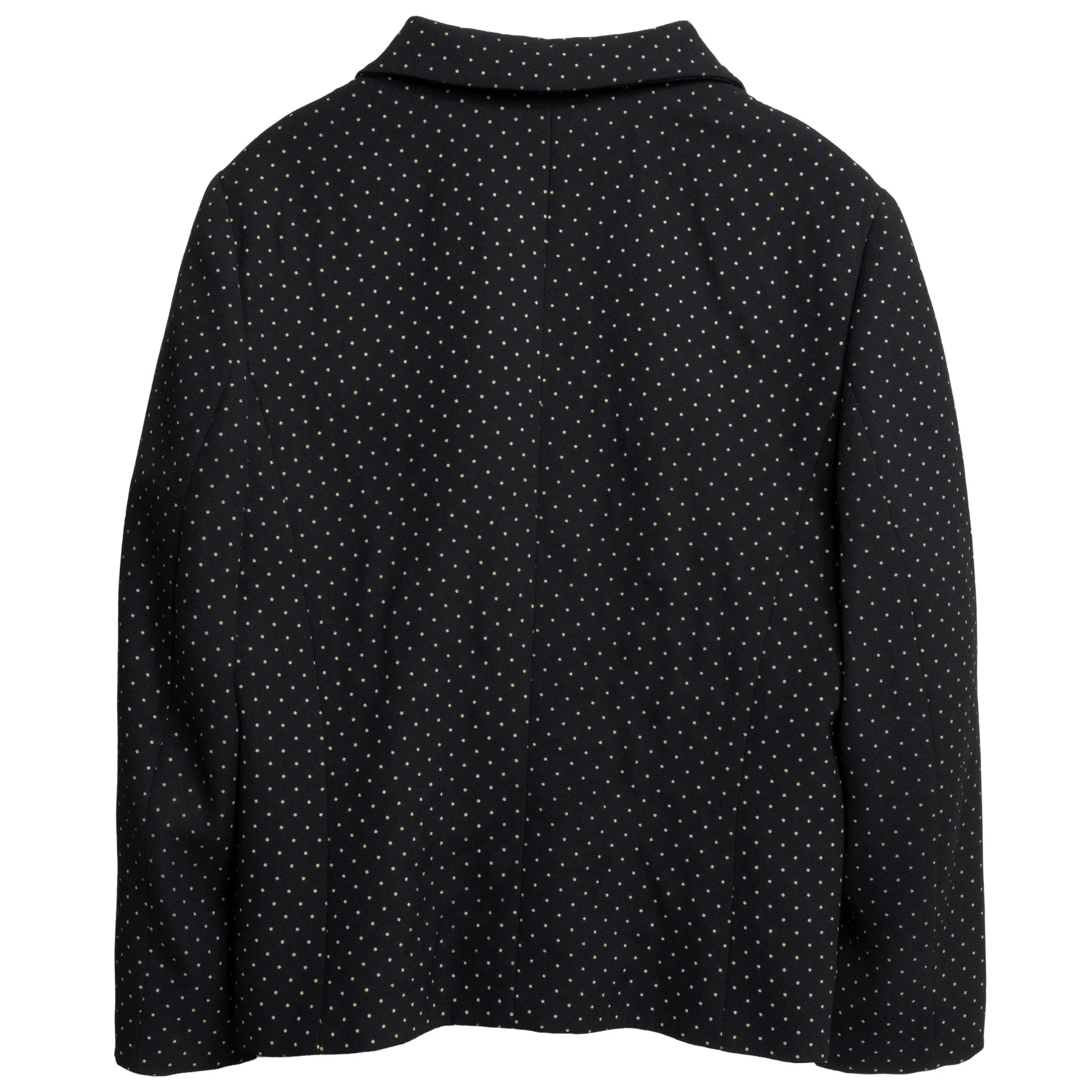 Dotted Swiss Crêpe Weave Cloverleaf Blazer
