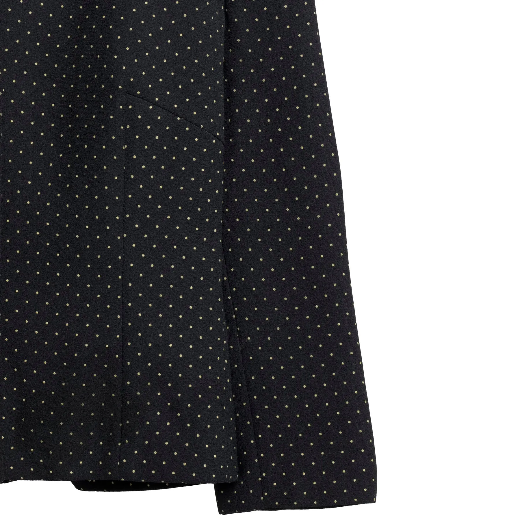 Dotted Swiss Crêpe Weave Cloverleaf Blazer