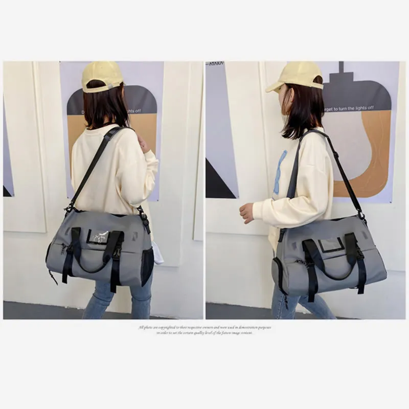 Duffel Bag For Outdoor Travel Dry Wet Separation Portable Sports Bag