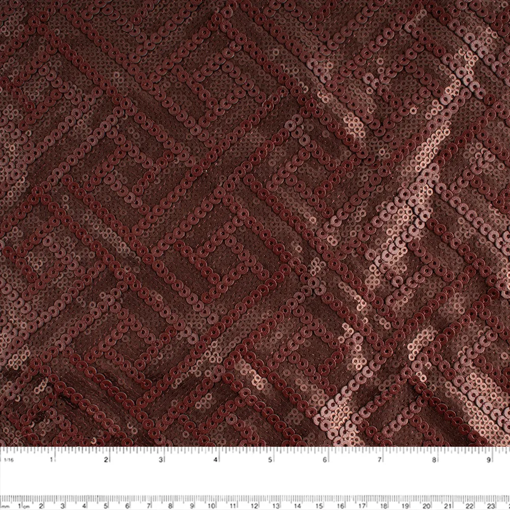 Fashion sequin - Burgundy