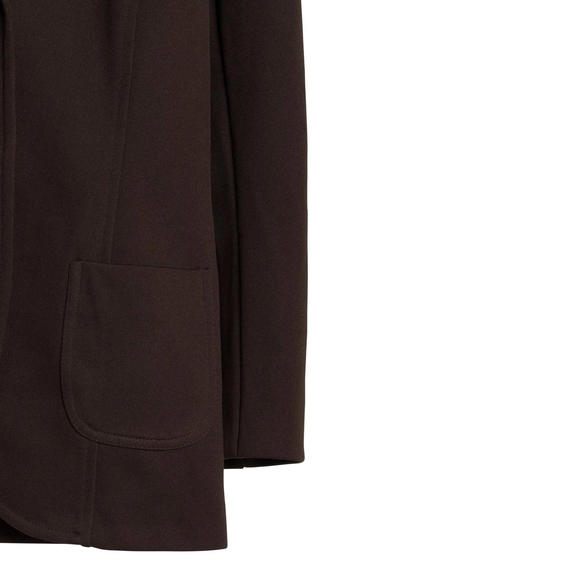Finnlene Tech Knit Wide Peaked Pinch Back Blazer