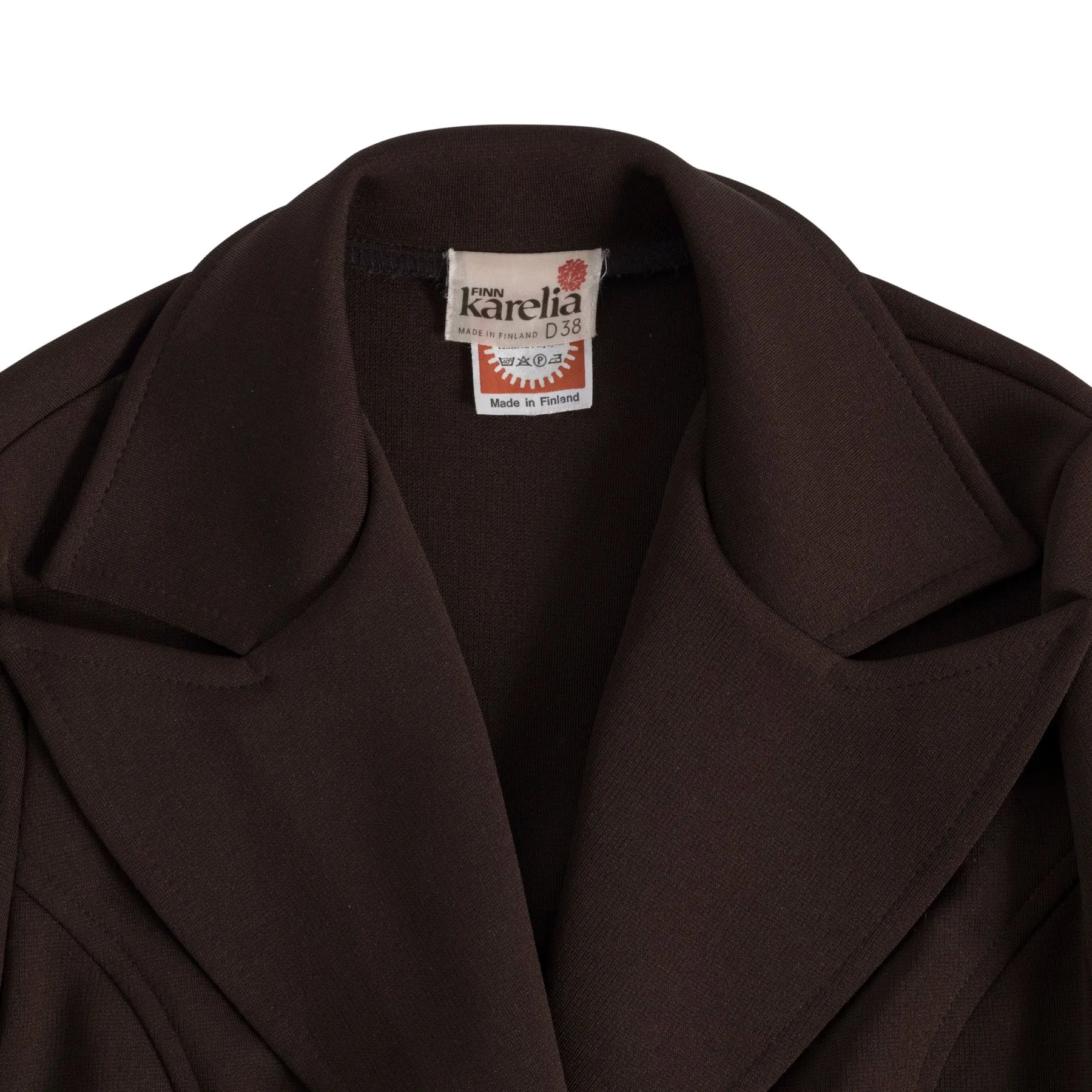 Finnlene Tech Knit Wide Peaked Pinch Back Blazer