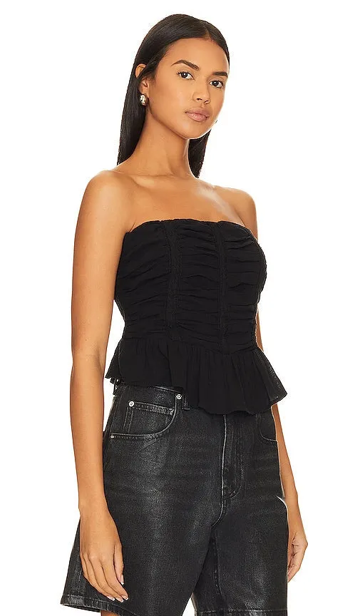 Free People Fun In The Sun Top in Black