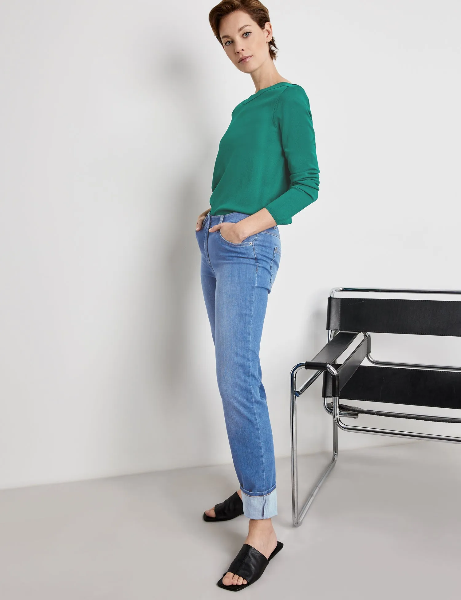 GERRY WEBER <BR>
5-Pocket Jeans, Best4me Slim Fit <BR>
