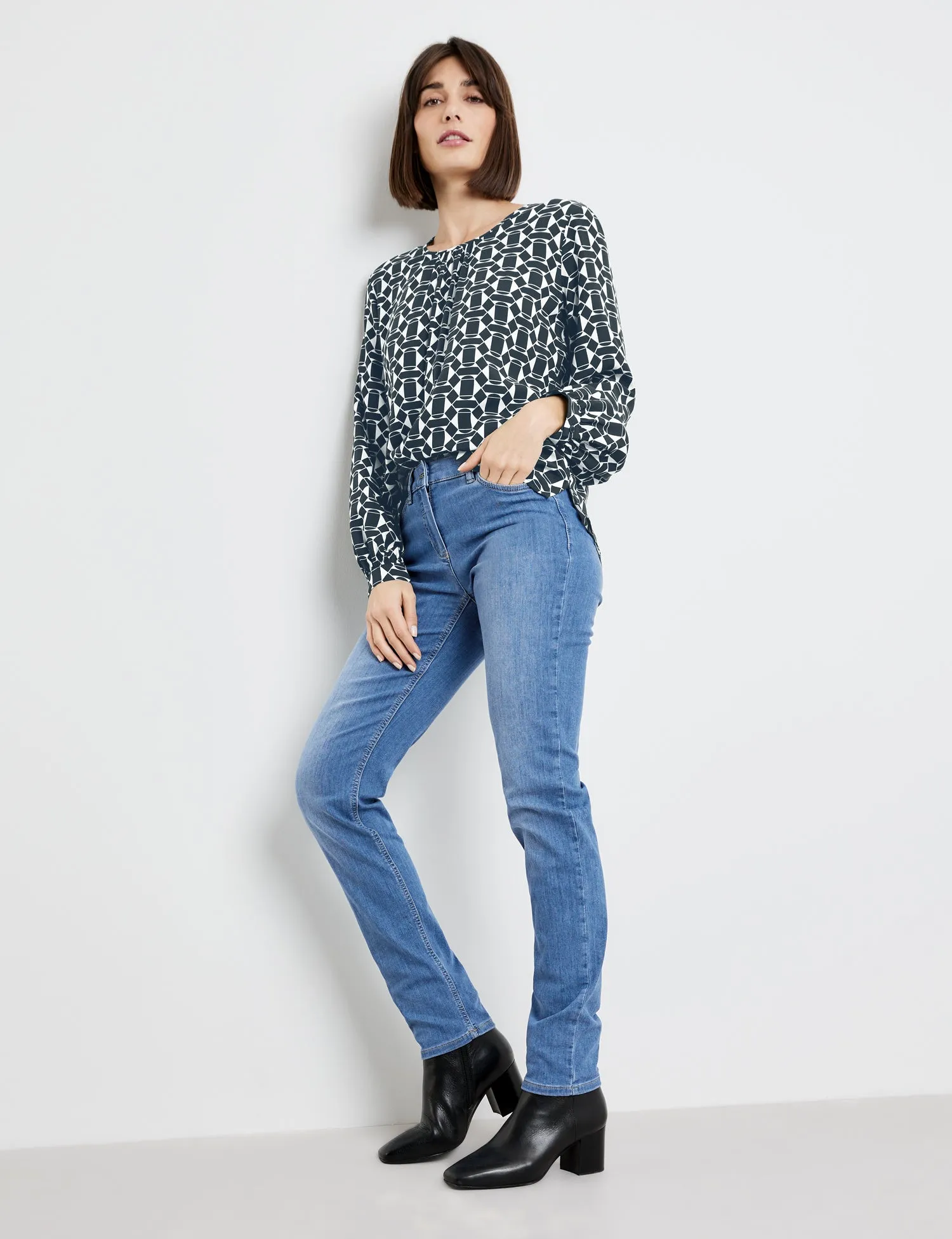 GERRY WEBER <BR>
5-Pocket Jeans, Best4me Slim Fit <BR>