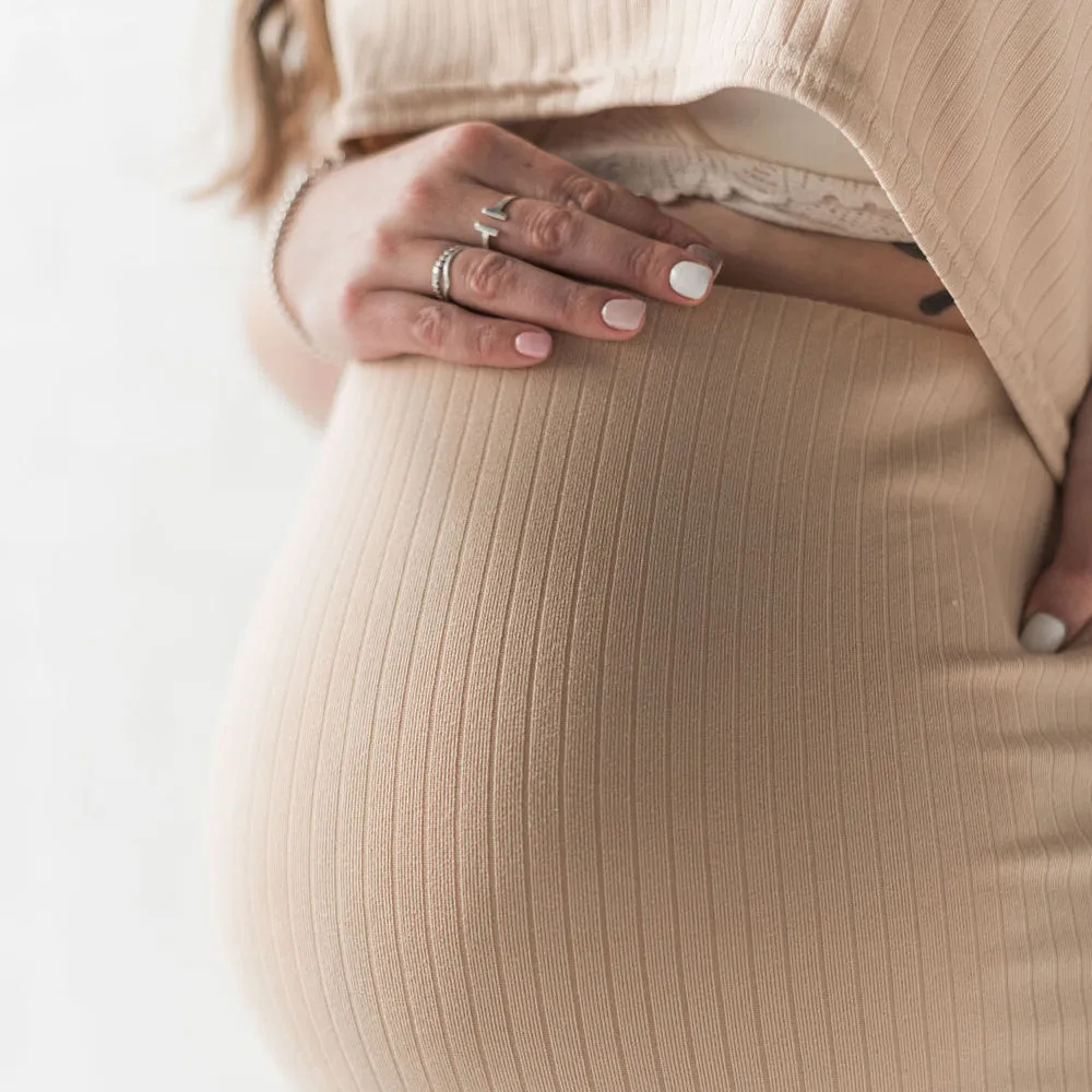 Haven Midi Skirt- Camel