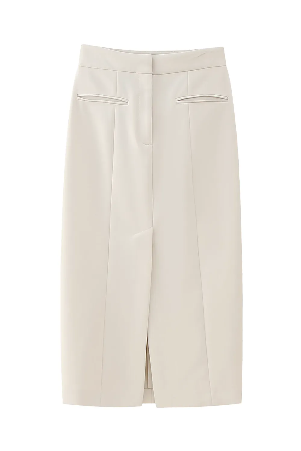 'Jolie' High-Waist Straight Skirt