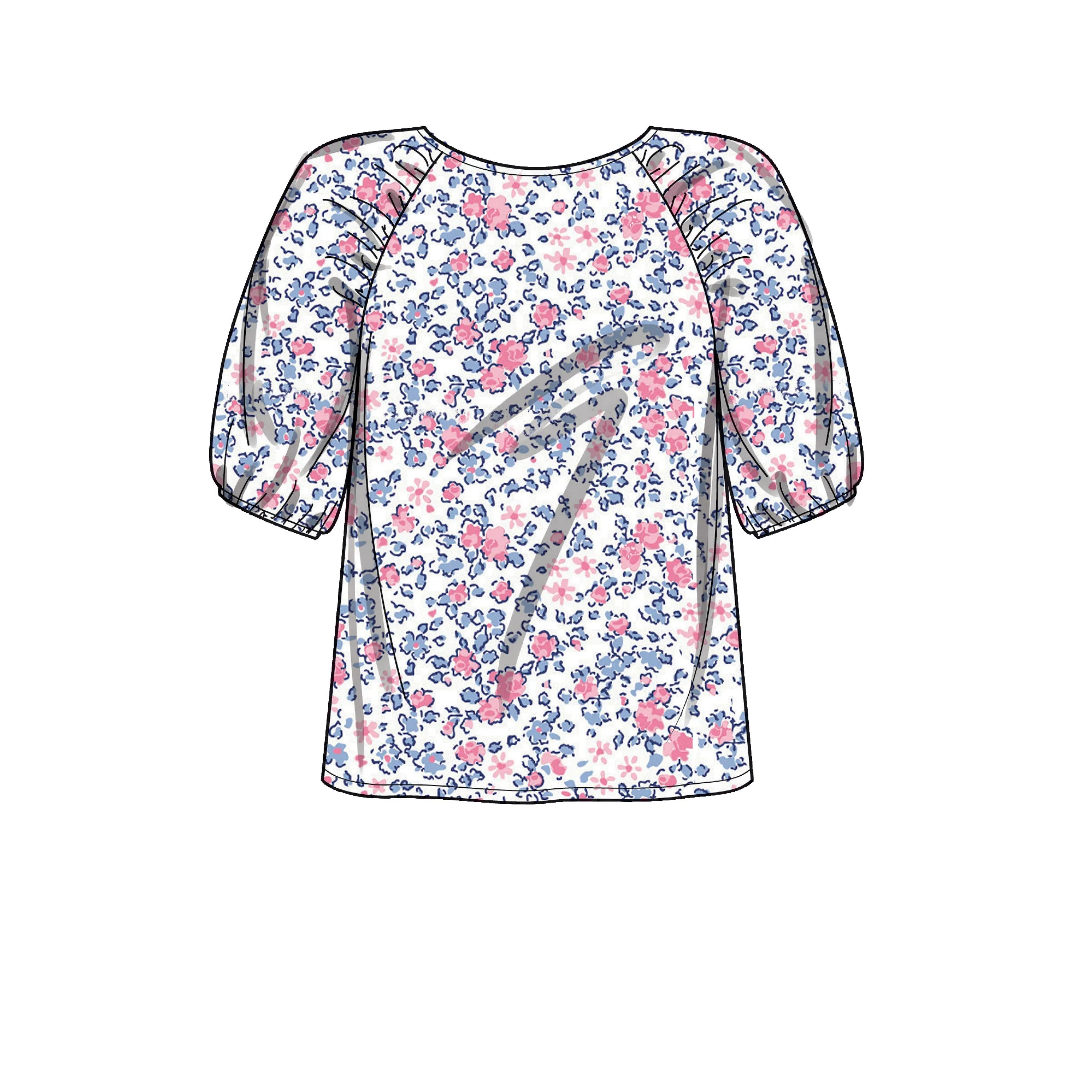 New Look Sewing Pattern 6708 Misses' Tops