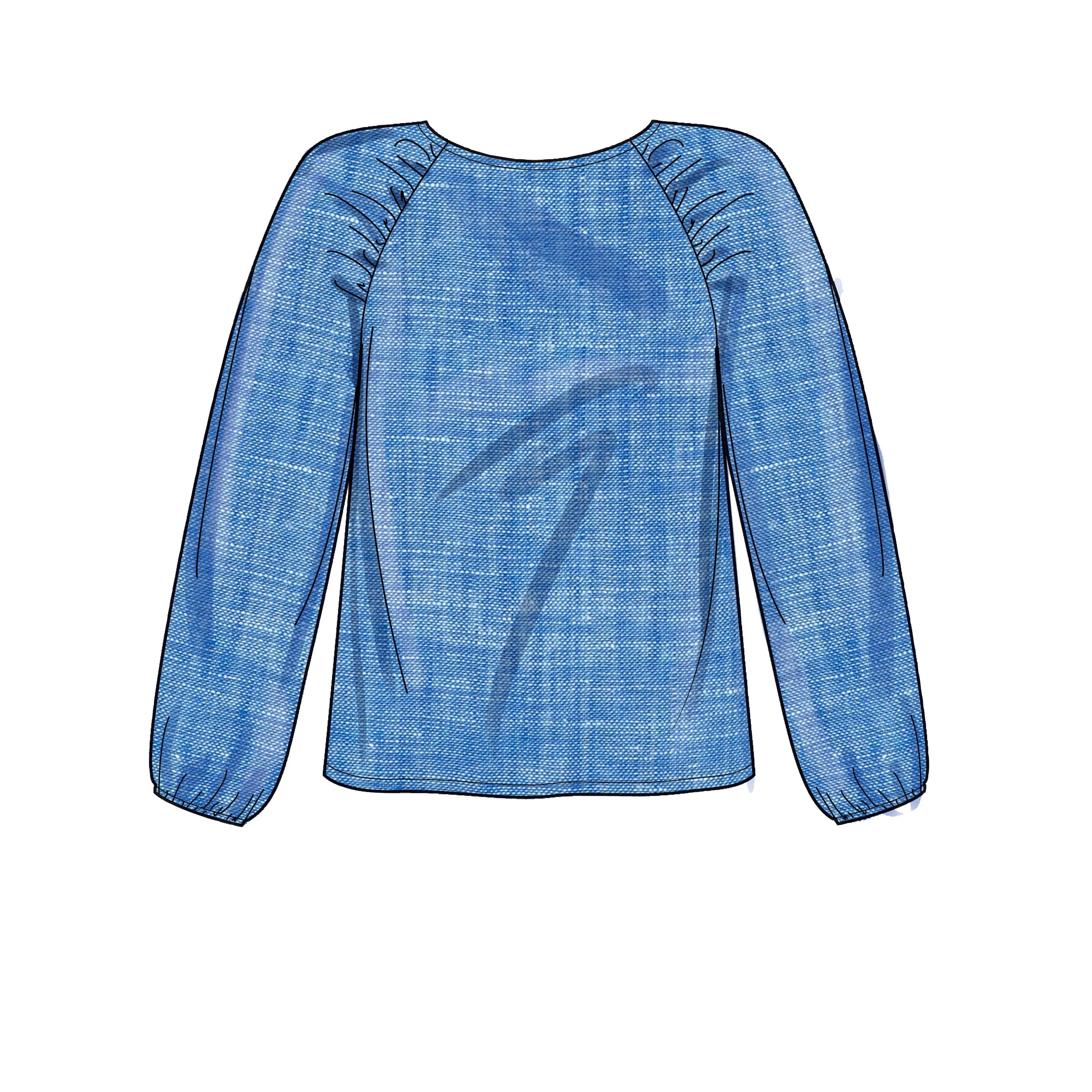 New Look Sewing Pattern 6708 Misses' Tops
