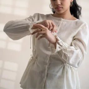 Peplum Versatile Top | Simply Stylish | Crafted in Kantha Embroidery