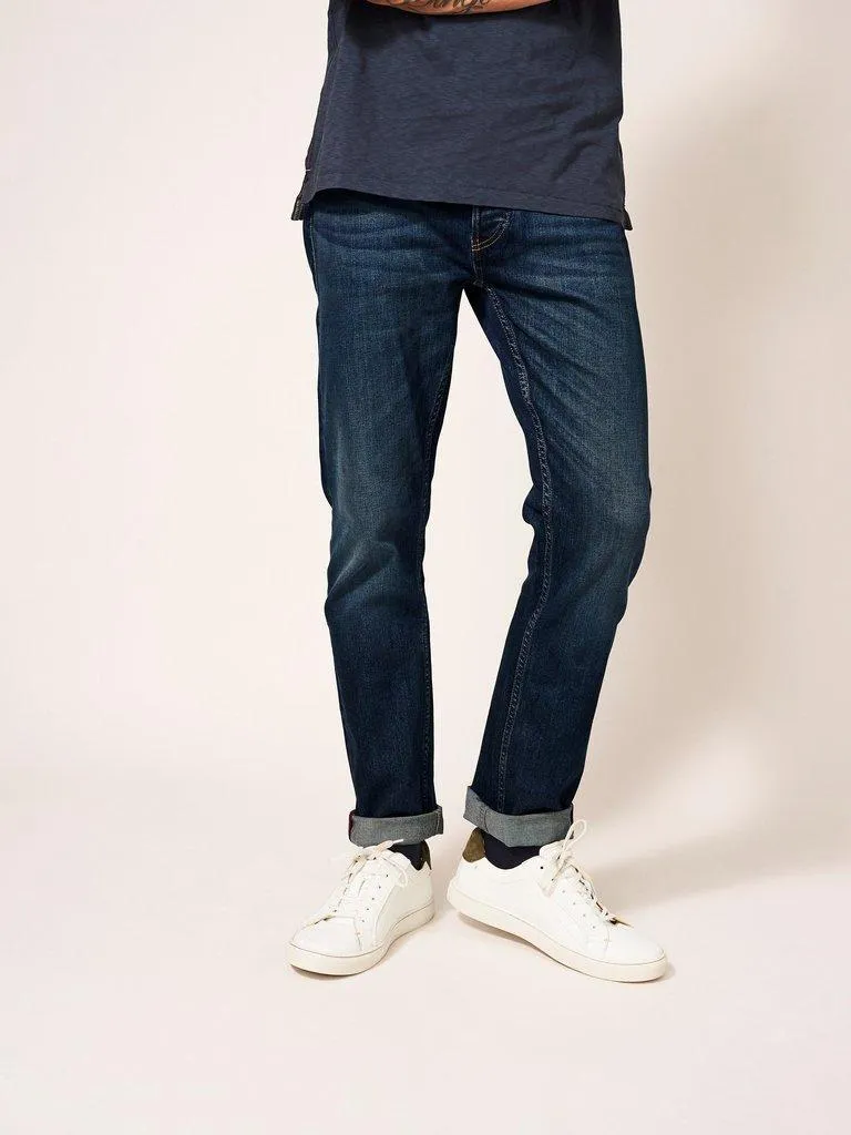 WHITE STUFF <BR>
Mens Harwood Straight Denim Jeans <BR>
Dark Blue or Washed black <BR>