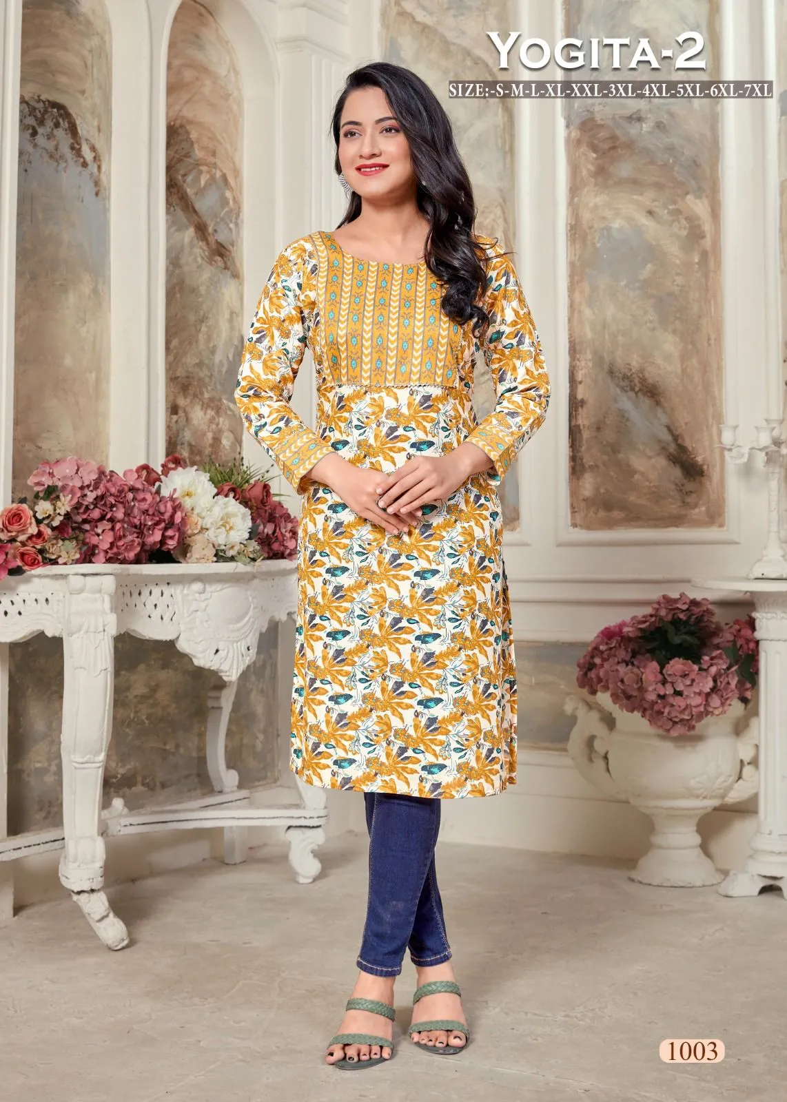 Yogita Vol-2 Casual Wear & Ethnic Wear Heavy Rayon Kurtis (330x04)
