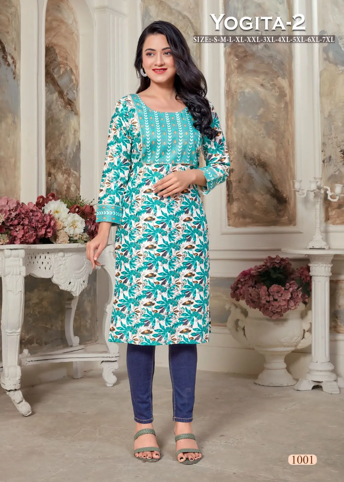 Yogita Vol-2 Casual Wear & Ethnic Wear Heavy Rayon Kurtis (330x04)